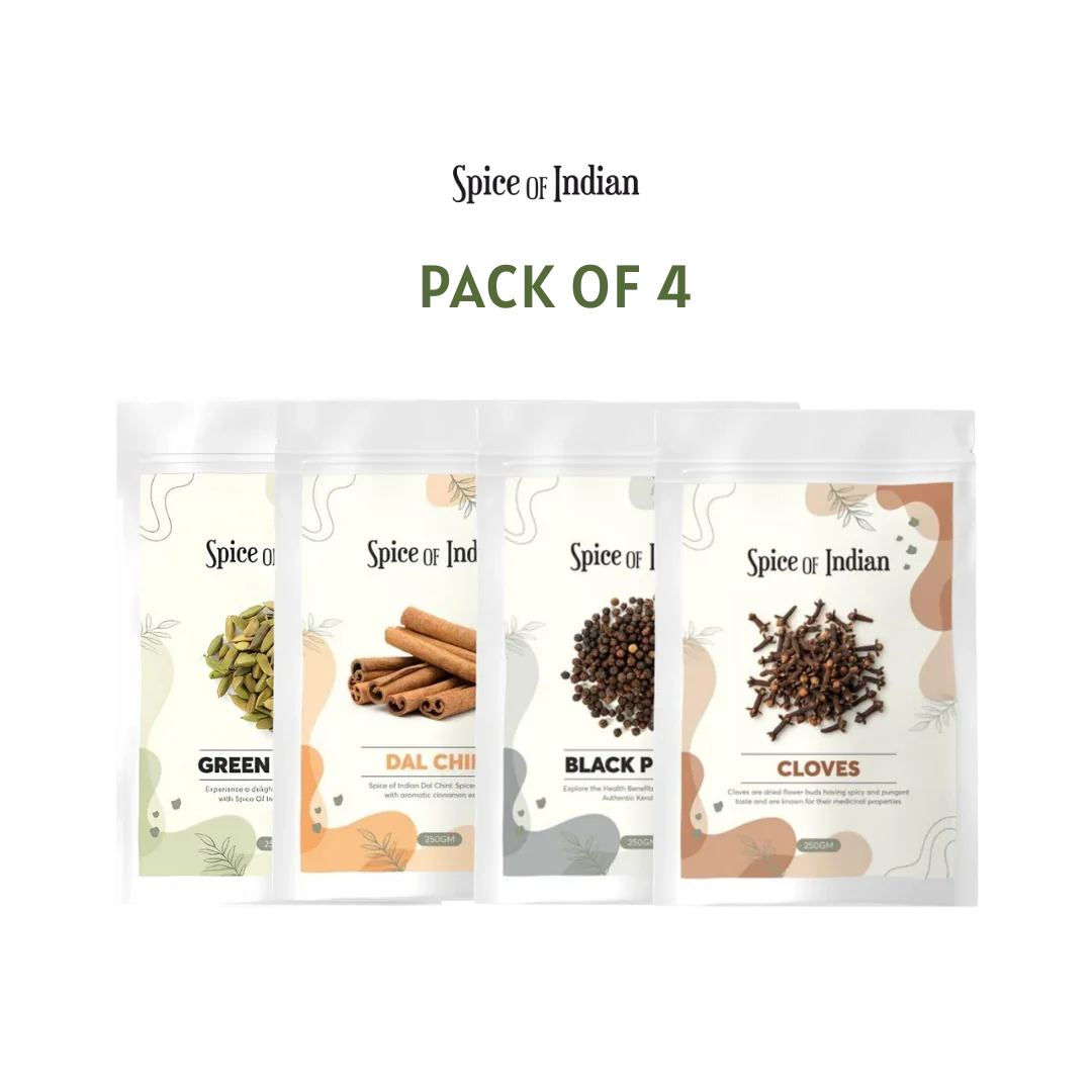 4-in-1 Organic Spice Combo | 50g Each | 100% Natural