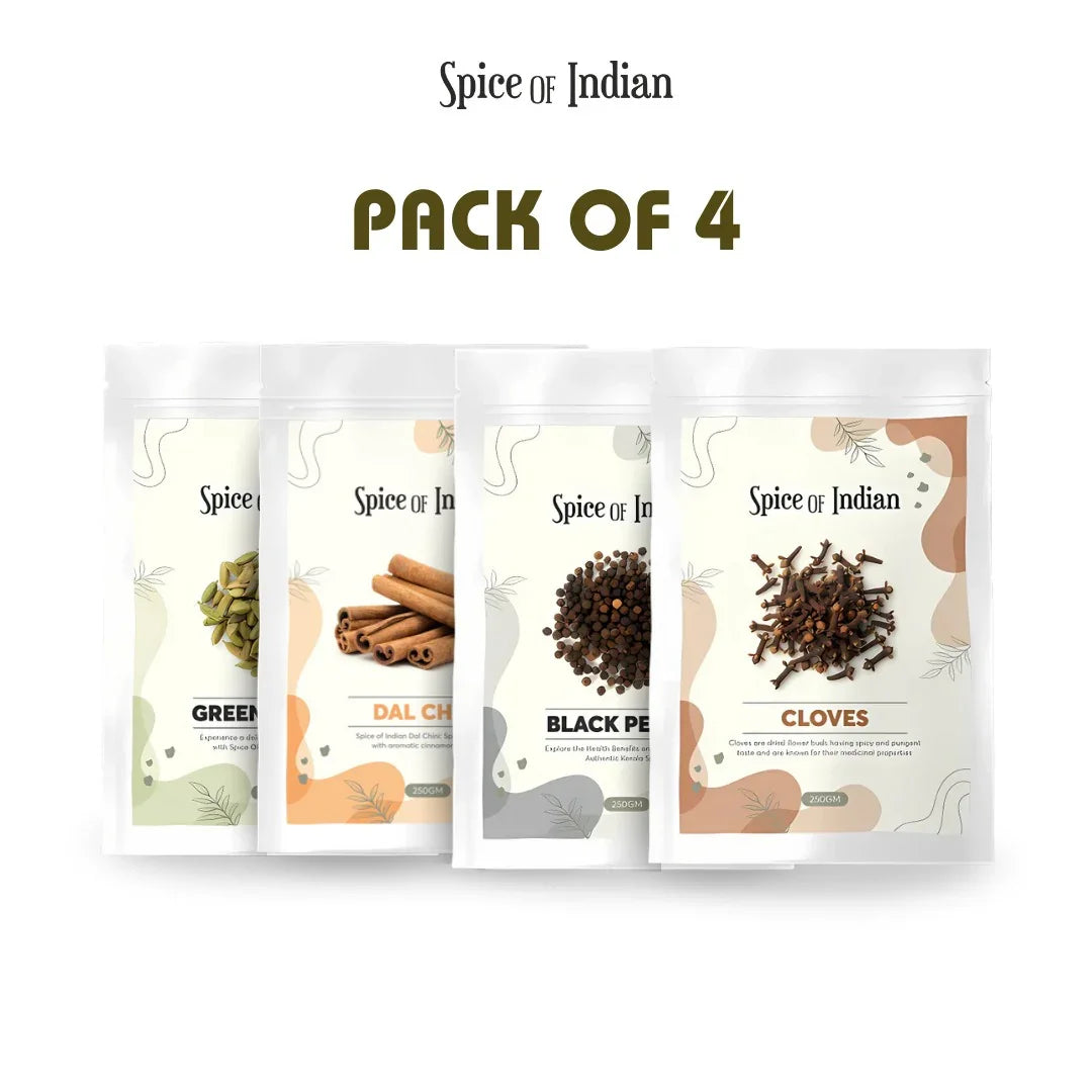 4-in-1 Organic Spice Combo | 50g Each | 100% Natural