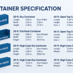 Container specifications and usage guidelines