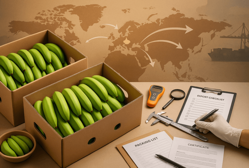 Banana Export Guide India: Step-by-Step Process & Top Buyers Spice Of Indian > Blog > Manufacturing > Banana Export Guide India: Step-by-Step Process & Top Buyers
