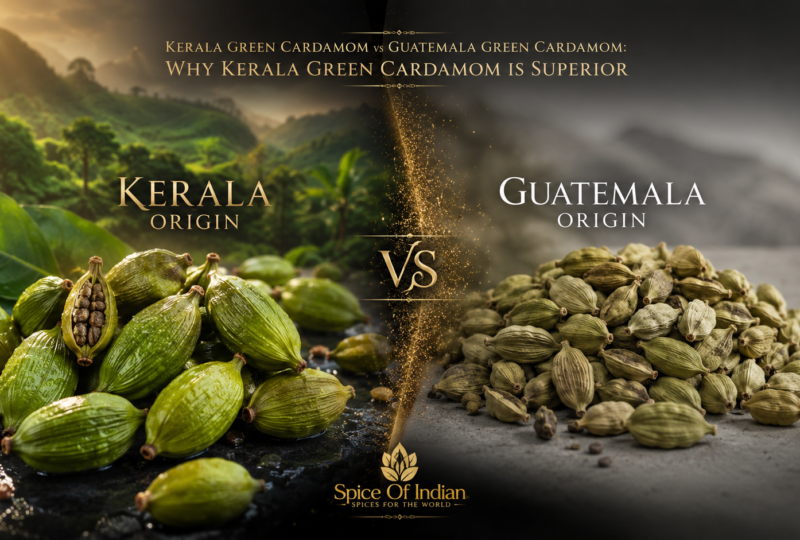Kerala Green Cardamom vs Guatemala Green Cardamom